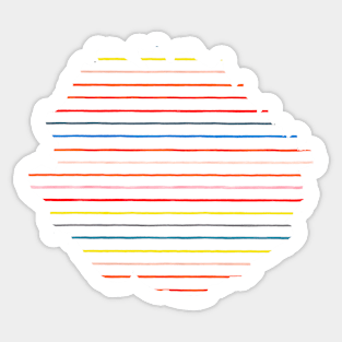 Marker Summer Stripes Sticker